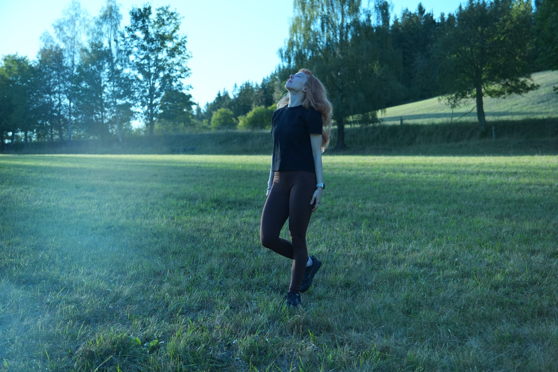 Terezie Alder na louce